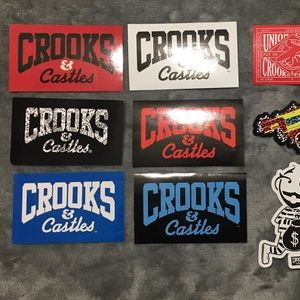 Crooks and Castles Rare Stickers